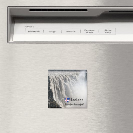 Aimant Cascade Dettifoss - Vatnajokull NP - Islande (In Situ (Lave-vaisselle))