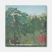 Aimant Cascade d'Henri Rousseau, Art Vintage (Devant)