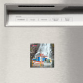 Aimant Cascade et bateau, Chili (In Situ (Lave-vaisselle))