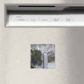Aimant Cascade floue Entourée d'une forêt de neige (In Situ (Lave-vaisselle))