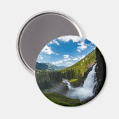 Aimant cascade krimml, Autriche (Recto/Verso)