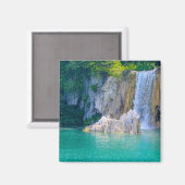 Aimant Cascades dans le parc national Plitvice en Croatie (Recto/Verso)