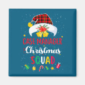 Aimant Case Manager Christmas Squad Santa Hat Matching Pr (Devant)