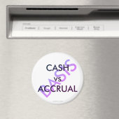 Aimant "CASH vs ACCRUAL" (In Situ (Lave-vaisselle))