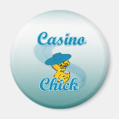 Aimant Casino Chick #3 (Devant)