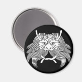 Aimant Casque de démon (Recto/Verso)