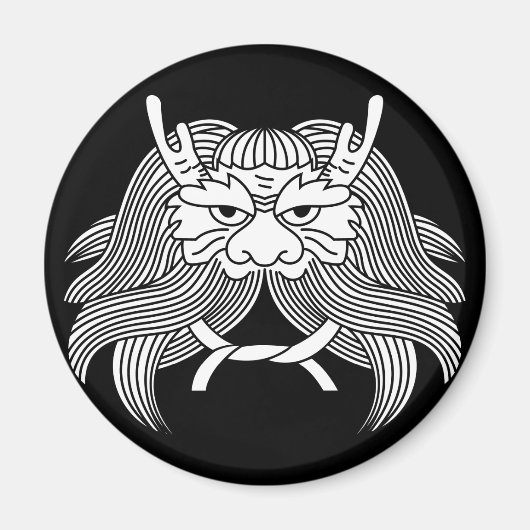 Aimant Casque de démon (Devant)