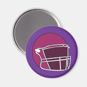 Aimant Casque de football (Recto/Verso)