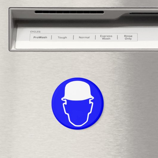 Aimant Casque de sécurité bleu (In Situ (Lave-vaisselle))