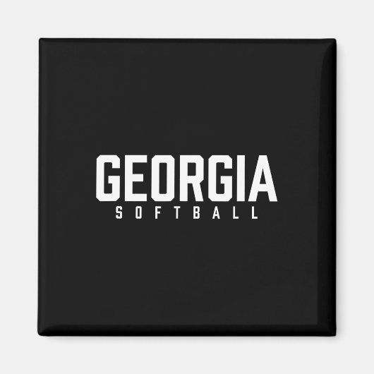 Aimant Casque Georgia Softll (Devant)
