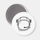 Aimant Casque spatial astronaute (Recto/Verso)