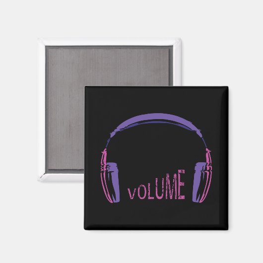 Aimant Casque Volume (Recto/Verso)