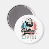 Aimant Casques vintages depuis 1970 (Recto/Verso)