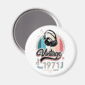 Aimant Casques vintages depuis 1971 (Recto/Verso)