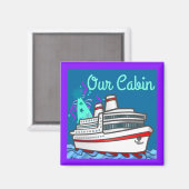Aimant Casquette de la partie de bateau de croisière Marq (Recto/Verso)