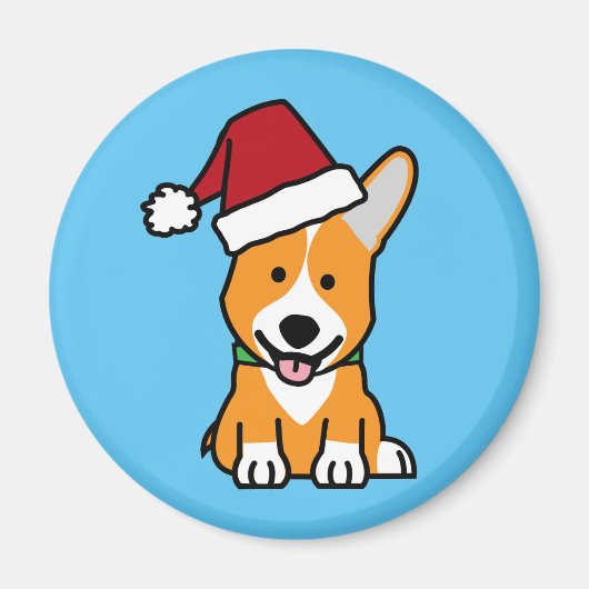 Aimant Casquette de Père Noël de Noël de Gallois de (Devant)