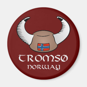Aimant Casquette de Tromso Norvège Viking