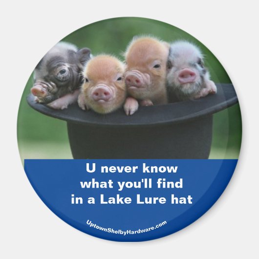 Aimant Casquette du lac Lure (Devant)