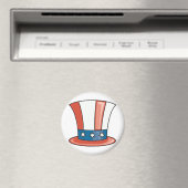 Aimant Casquette patriotique (In Situ (Lave-vaisselle))