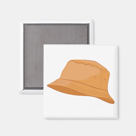 Aimant Casquette réaliste du seau (Recto/Verso)