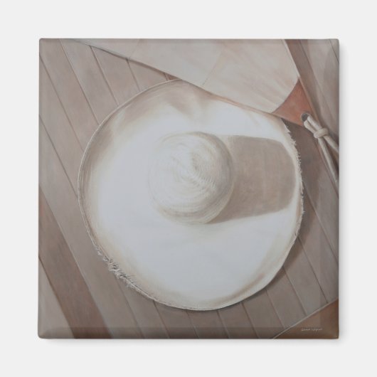 Aimant Casquette voyageur 2012 (Devant)