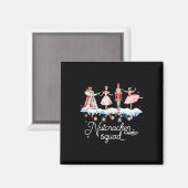 Aimant Casse-Noisette de Noël Squad Danse Ballet Femmes E (Recto/Verso)