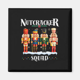 Aimant Casse-Noisette Squad Noël Pyjama Fun Fun Fun Fun