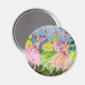 Aimant Casse-noix Danse des fleurs (Recto/Verso)