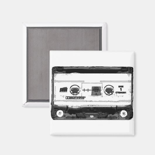 Aimant Cassette Pop Art (Recto/Verso)