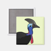 Aimant Cassowary du Sud (Recto/Verso)