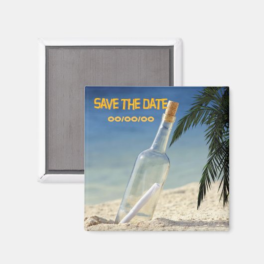 Aimant Castaway Party 1 Enregistrer la date (Recto/Verso)