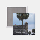 Aimant Castillo de San Marcos St Augustine Floride Photo (Recto/Verso)