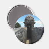 Aimant Castillo de San Marcos Turret, St Augustine, FL (Recto/Verso)