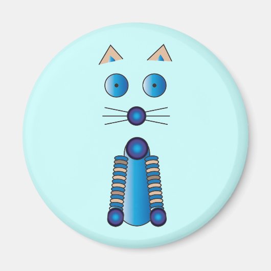 Aimant CAT bleu (Devant)