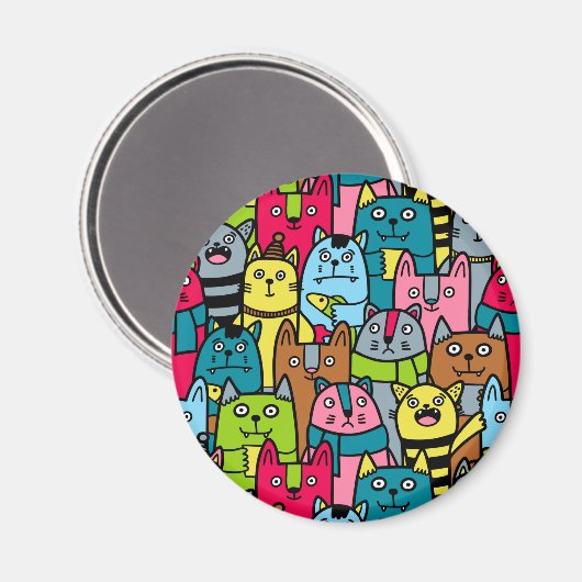 Aimant Cat et kitten (Recto/Verso)