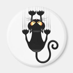 Aimant Cat Falling down fun cartoon character