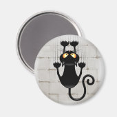 Aimant Cat Falling down fun dessin personnage (Recto/Verso)