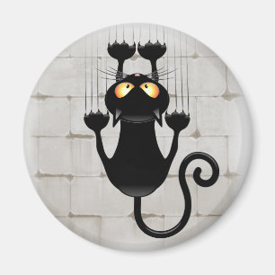 Aimant Cat Falling down fun dessin personnage