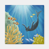 Aimant Cat Mermaid (Devant)