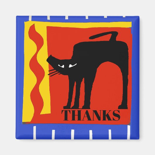 Aimant Cat, modifier le texte (Devant)