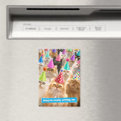 Aimant Cat Party (In Situ (Lave-vaisselle))