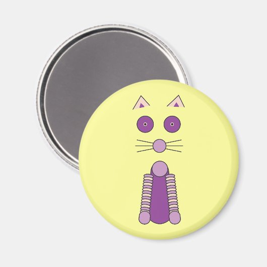 Aimant CAT pourpre (Recto/Verso)