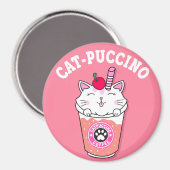 Aimant Cat Puccino (Recto/Verso)
