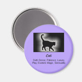 Aimant Cat Totem Animal Spirit Signification (Recto/Verso)