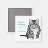 Aimant Cat Wisdom - Sophistication minus Civilization? (Recto/Verso)