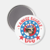 Aimant Catahoula patriotique (Recto/Verso)