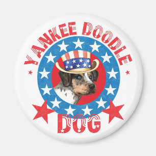 Aimant Catahoula patriotique