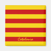 Aimant Catalogne Drapeau & Catalan - La Senyera mode (Devant)