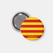 Aimant Catalonia Flag & Catalan (Recto/Verso)