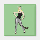 Aimant catgirl (Devant)